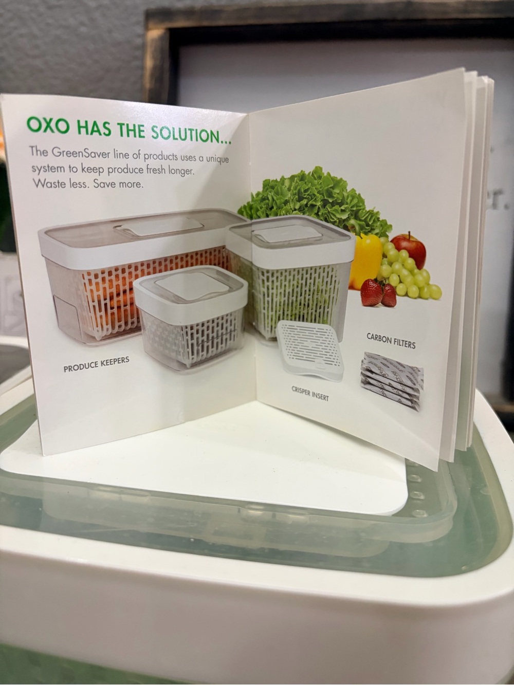 OXO GreenSaver Produce Keepers Set - White and Light Gray